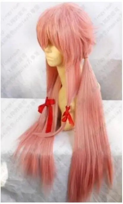 YUYING Wig 32inch 80cm Pink Future Diary Mirai Nikki Gasai Yuno Cosplay free shipping | Дом и сад