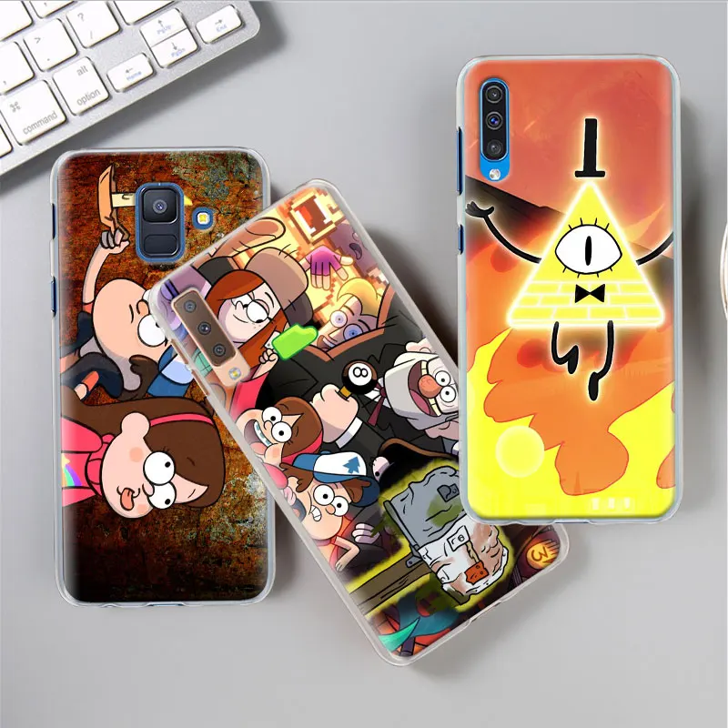 Гравити Фолз Семья чехол для samsung Galaxy A30 A40 A50 A70 A6 A8 плюс A7 A9 M30 Футляр для телефона