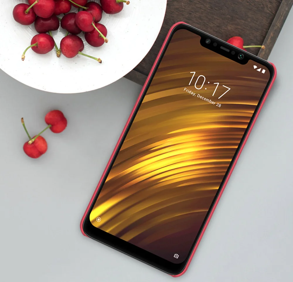 Матовый чехол NILLKIN для Xiaomi Pocophone F1 Poco жесткий Пластик чехла задней панели |