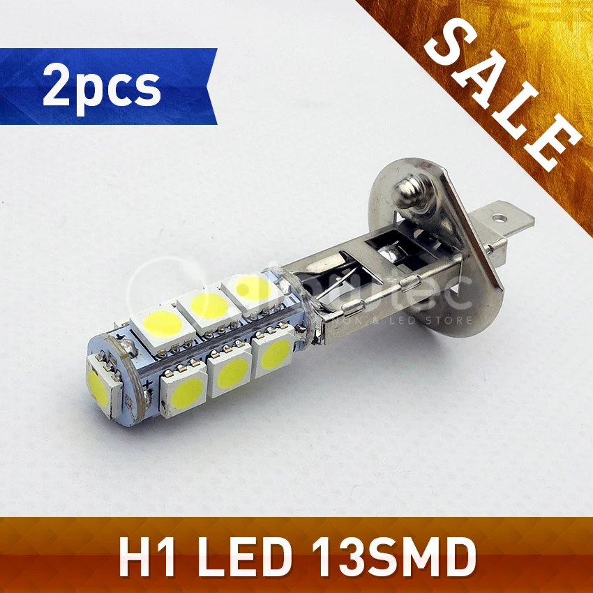 Распродажа 2 шт. H1 13SMD светодиодный 6000 К Авто 13 светодиодный SMD приспособление для удаления Туман головной светильник лампочка 12V GLOWTEC Распродажа 2 шт. H1 13SMD светодиодный 6000 К Авто 13 светодиодный SMD приспособление для удаления Туман головной светильник лампочка 12V GLOWTEC