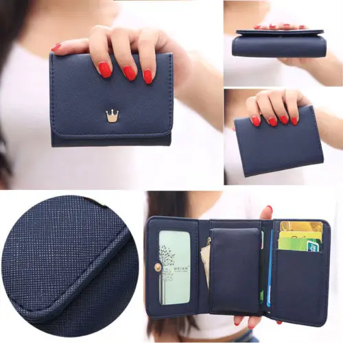 Лидер продаж 2017 маленький женский кожаный мини кошелек держатель для карт клатч