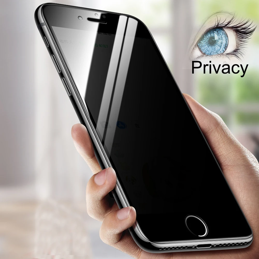 Связями матовое Защитное стекло для сохранения личной информации iPhone 7 8 6 6s