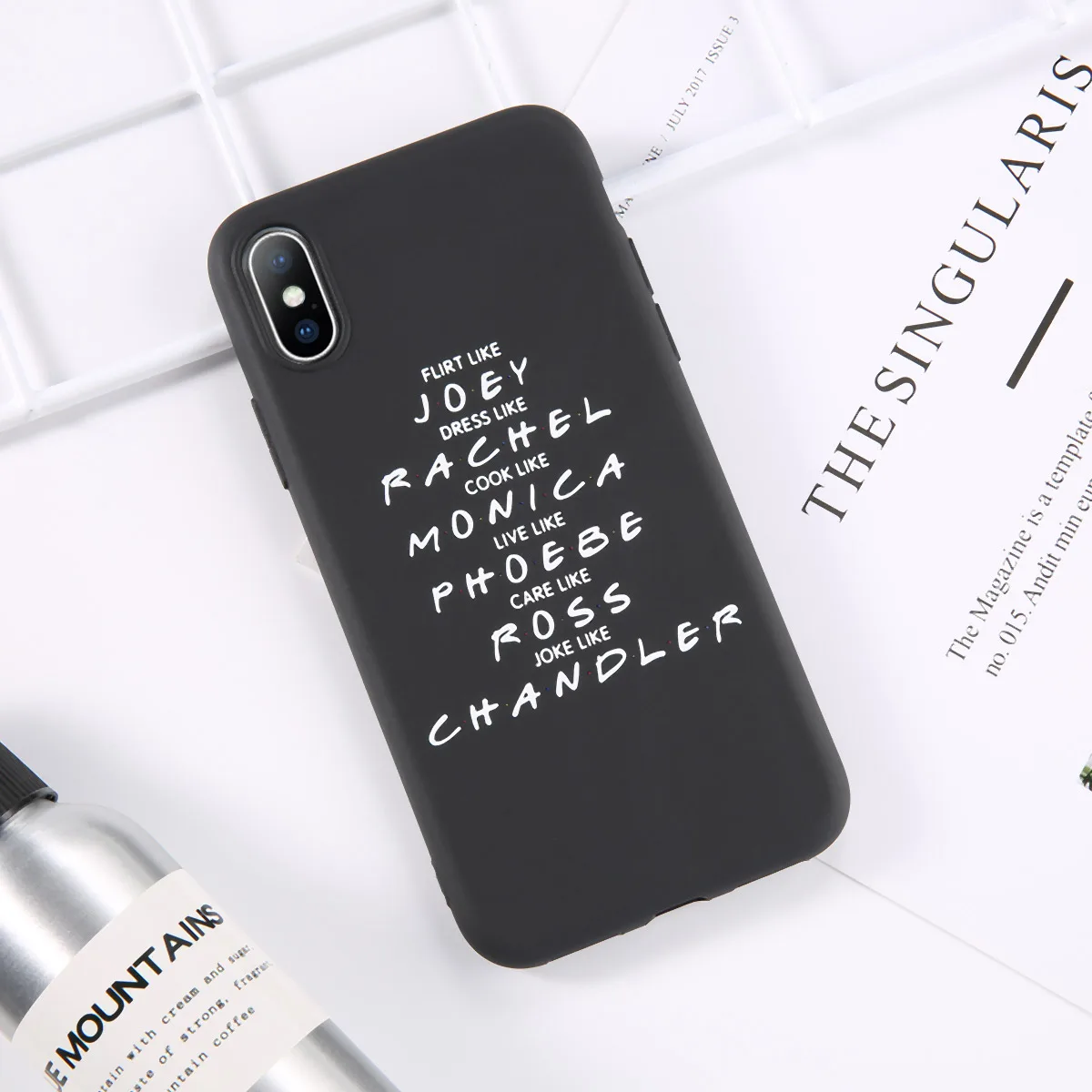T4 Lovebay для iPhone 6 6s 7 8 Plus X XR XS Max 11 Pro Max 5 5S SE чехол для телефона центральный Perk Friends Мягкий ТПУ чехол для iPhone XS - Цвет: T4
