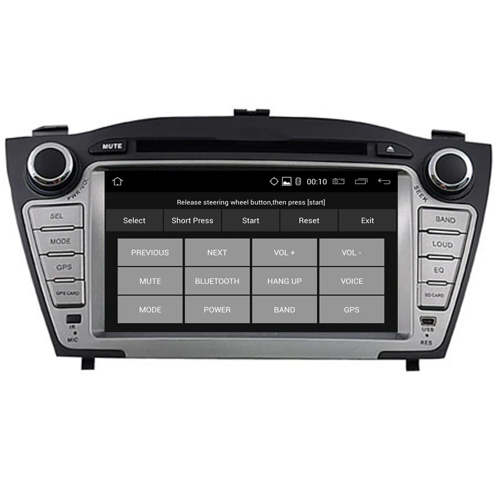 7 Inch ANDROID 5.1.1 2DIN Car DVD Player For Hyundai TUCSON IX35 2009-2012 Quad-core 3G WIFI Bluetooth Gps Navigation Radio SWC |