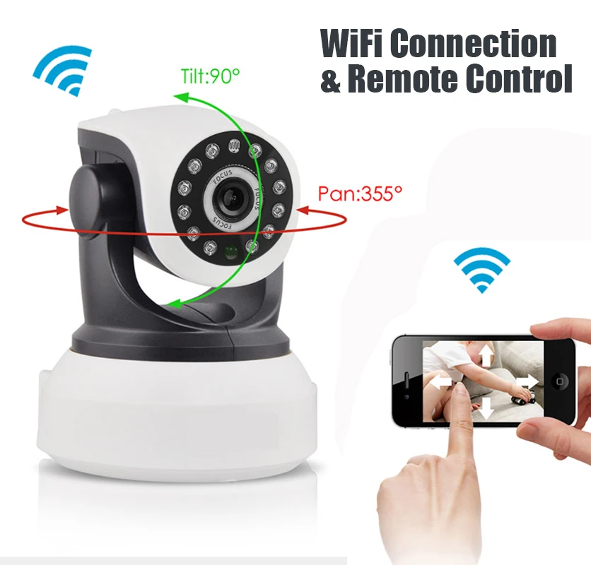 

IP-камера HD 1080P, Wi-Fi, PTZ, Onvif, P2P