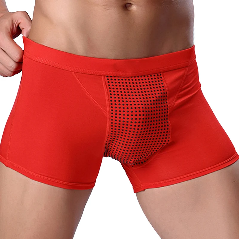 

Men Male Health Care Magnetic Boxer Shorts Breathable Elastic Casual Underwear EK-New