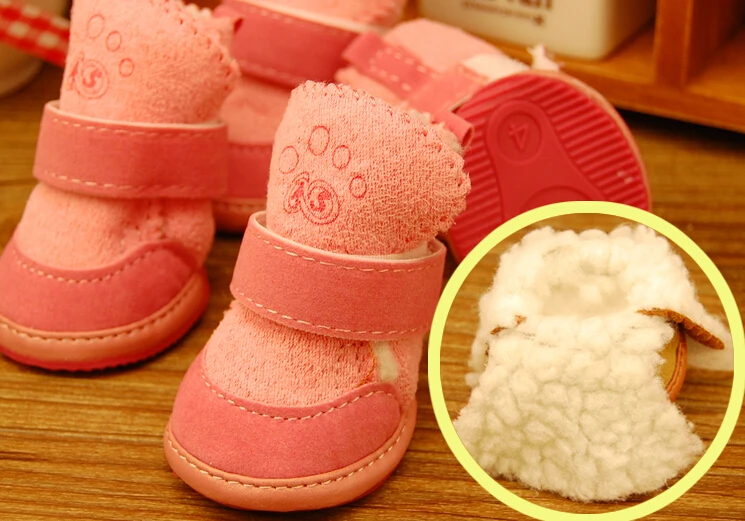 Ботинки для собак зимние теплые 4 шт./компл. | Дом и сад