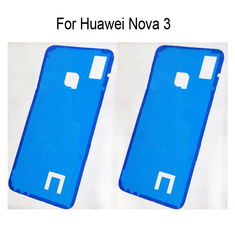 5 шт. Замена для Huawei Nova 3 Задняя стеклянная крышка клейкая наклейка клей наклеек