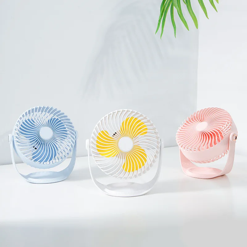 

Mini USB Rechargeable Fan Air Cooling Fan Desktop Dual-use Home Student Dormitory Laptop Bed Office Desk Fan