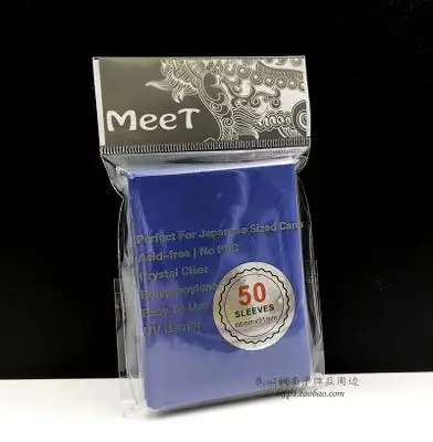 50pc65X90 карточные рукава защитные карты Yu Gi Oh Barrie для магического сбора для mtg карт tcg настольная игра карточные рукава GYH - Цвет: Темно-синий