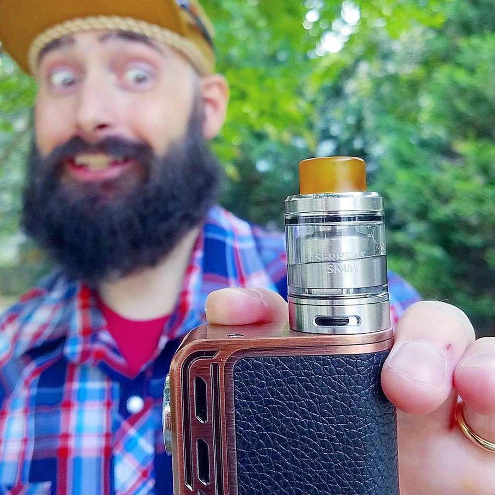 Оригинальный змей wotofo SMM RTA Танк 24 мм испаритель 510 Резьбовая электронная сигарета