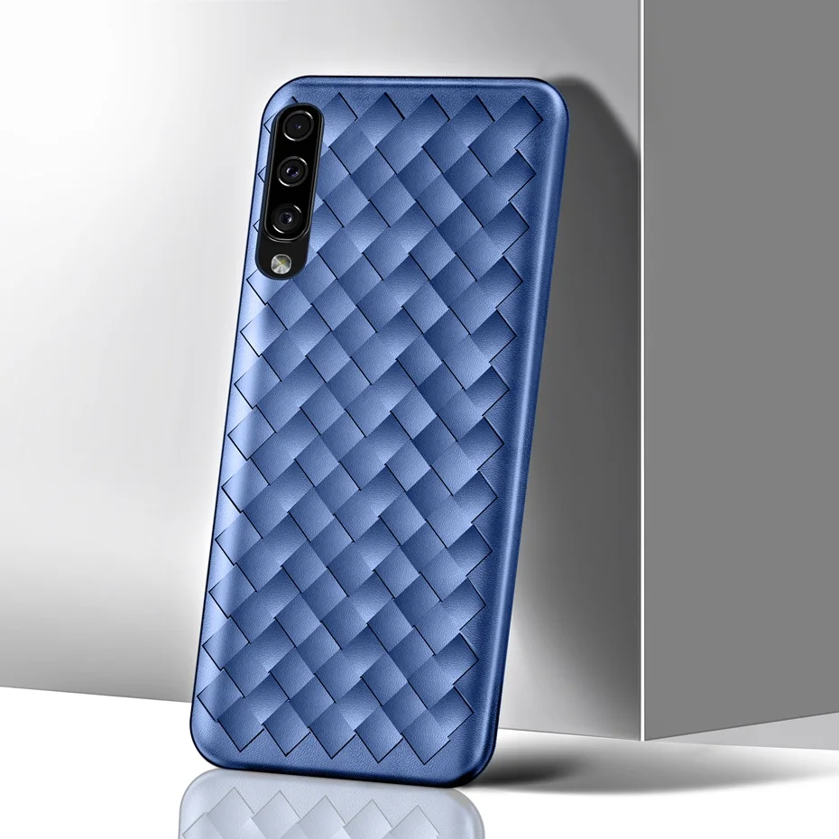 Blue Чехол для samsung Galaxy A50, мягкий силиконовый чехол-бампер для samsung A30 A50 A 30 50 A305F A505, чехол для телефона s, задняя крышка - Цвет: Blue
