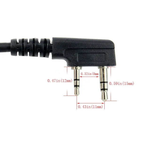 2 Pin PTT Динамик Микрофон для Kenwood BAOFENG UV-5R BF-888S Retevis H777 RT3 RT80 TYT PUXING Ham Радио рация C9001A