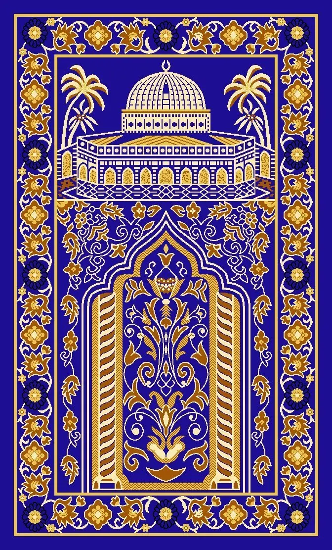 Горячая продажа Молитвенный Ковер зимний плотный мусульманский коврик для