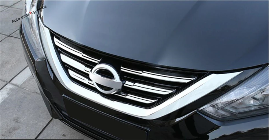 Yimaautotrims Передняя решетка гриль Декоративная полоса Накладка подходит для Nissan Teana