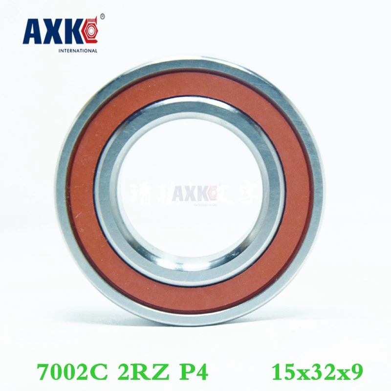 Axk 1 шт. 7002 7002c 2rz P4 15x32x9 герметичные Радиально упорные контактные подшипники