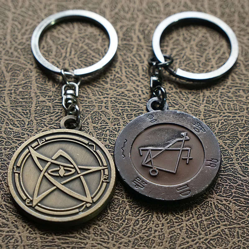 Nyarlathotep Azathoth брелок для ключей Cthulhu Mythos косплея реквизит COC TRPG The Elder Sign/Sigil