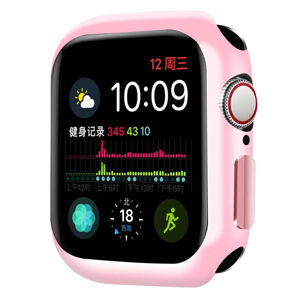 Ультратонкий Мягкий тонкий чехол для часов Apple Watch серии 5 4 44 мм 40 всесторонний