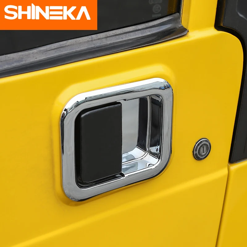 SHINEKA ABS Наружная ручка двери автомобиля Чаша отделка крышки Декоративные