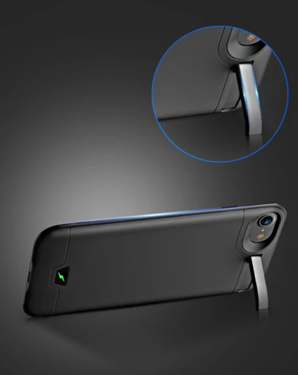 Ультратонкий Внешний чехол подставка для iPhone 6 6s 7 8Plus Внешнее зарядное устройство