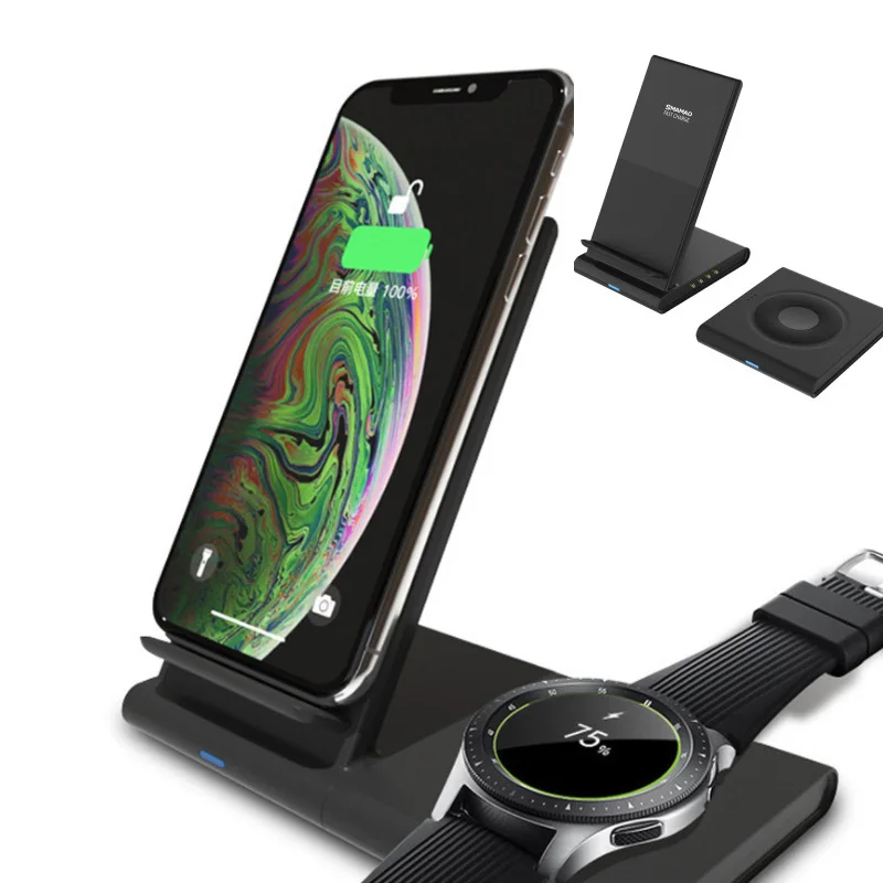 Магнитная Беспроводная зарядка для Samsung Galaxy Watch active Buds Gear S2  S3 S4 Sport iPhone XR airpods, беспроводное зарядное устройство 10 шт./лот  | Мобильные телефоны и аксессуары | АлиЭкспресс