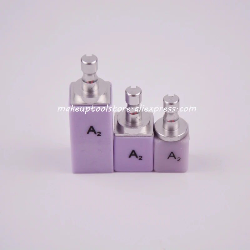 

5pcs Dental veneers Dental materials CAD CAM glass Lithium disilicate block with B1 B2 B3 HT I12