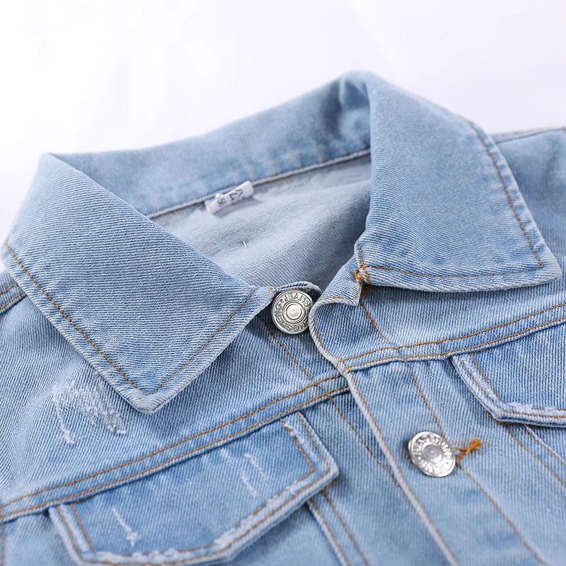 Princess Yuan Girl Chaqueta 2019 Spring Autumn New Arrival Cowboywear Causal Style Fashion Clothes for teenage girls |