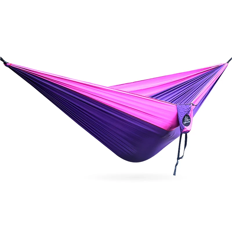 Подвесной гамак двойной фиолетового цвета с веревками | Мебель