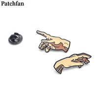 patchfan the creation of adam zinc enamel pins trendy medal para backpack shirt clothes bag brooches badges for men women a2077