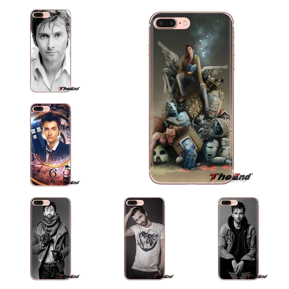 For Xiaomi Redmi 4A S2 Note 3 3S 4 4X 5 Plus 6 7 6A Pro Pocophone F1 Transparent Soft Cases Tardis Doctor Who With David Tennant |