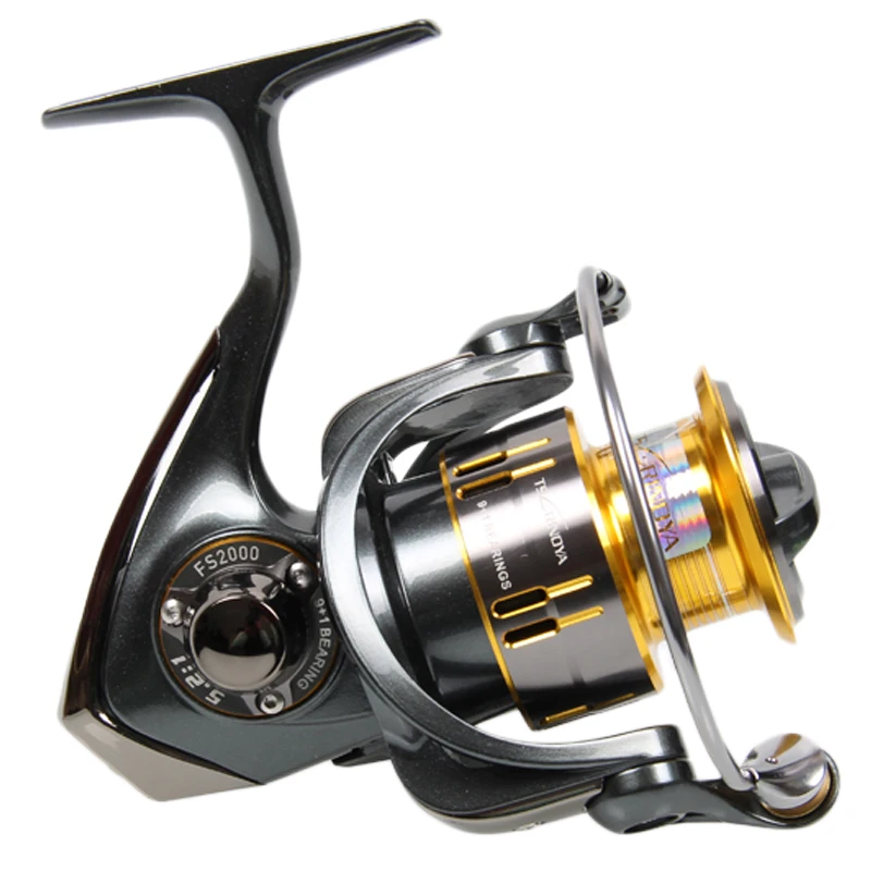 Металлическая спиннинговая Рыболовная катушка Tsurinoya 9 + 1BB/5 2: 1|fishing reel|carretilha de