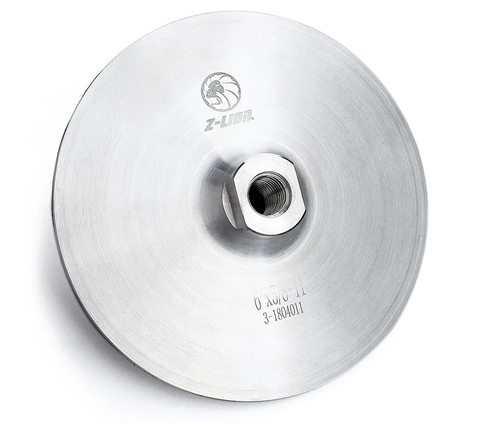 Aluminum алюминиевая Накладка для алмазной полировки 3/" /5"/" /7" на основе алюминия подложка держатель M14 5/8-11 Резьбовая угловая шлифовальная машина