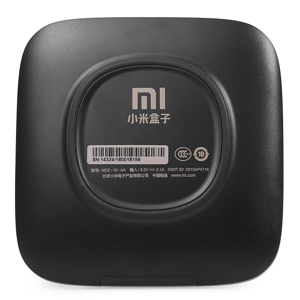 Оригинальный Xiaomi mi 3C ТВ коробка 4 К к 64bit Android 5 0 медиаплеер четырехъядерный Amlogic S905