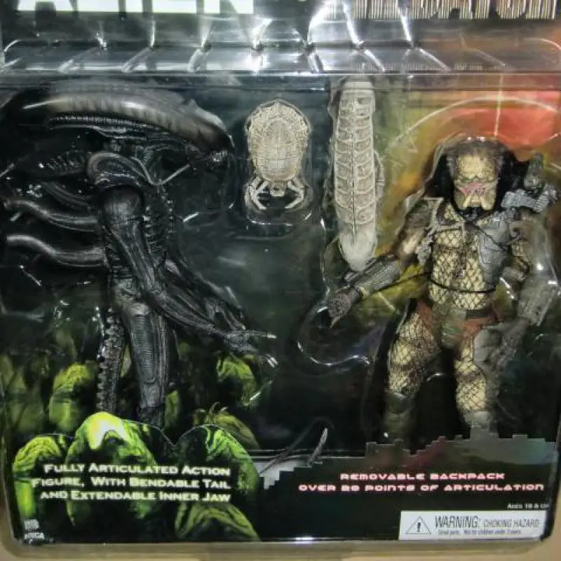 NECA 1 комплект инопланетянин Vs хищник ПВХ Коллекционные Фигурки игрушки 21 см |