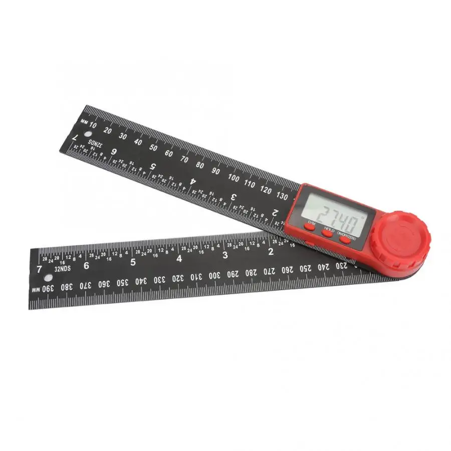 Angle Finder Ruler Carbon Fibre Multi-function Digital Protractor 360 Degrees 200mm | Инструменты