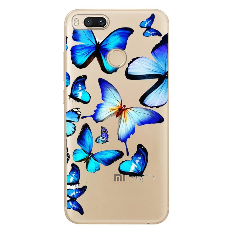 Фантазия Красочные бабочки чехол для Xiaomi Redmi 4X Note 3 Mi A1 4 Pro 4A 5 6 6pro задняя крышка