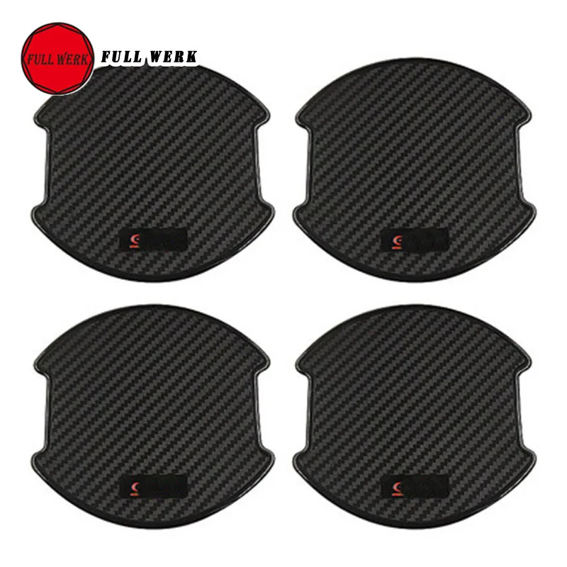 4 шт./компл. термополиуретановая Автомобильная наружная дверная чаша наклейка с