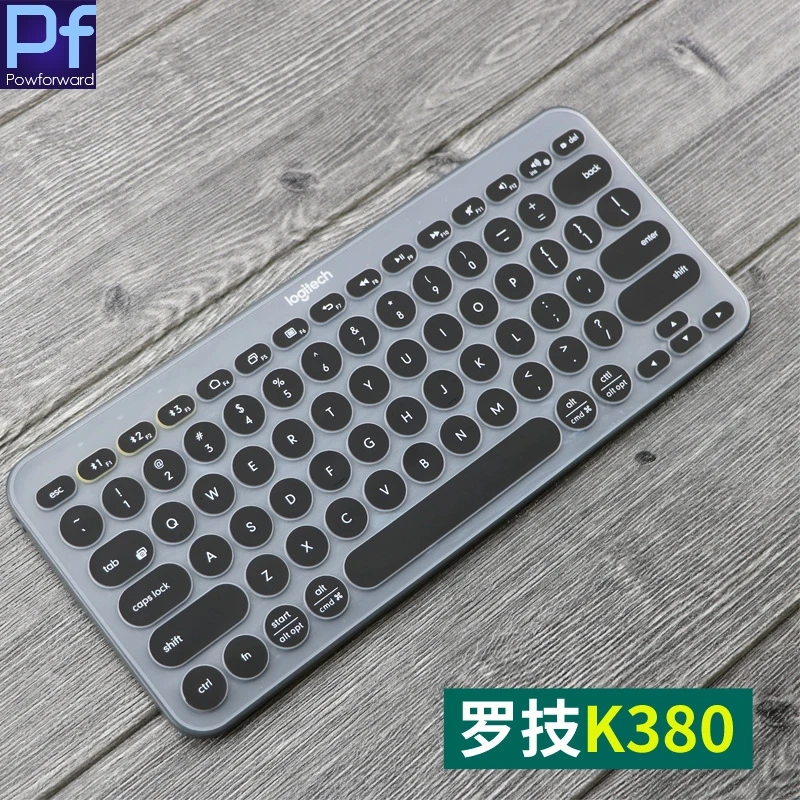 Ультратонкий силиконовый чехол для клавиатуры ноутбука Logitech K380 защитная пленка