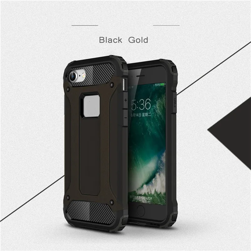 black Прочный Armour PC+ TPU чехол для телефона для iPhone 5/5S/SE противоударный принципиально coque dust Разъем Крышка чехол для телефона для iPhone 5/5S/SE - Цвет: black