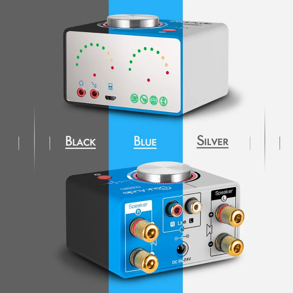 Douk аудио тон HiFi Bluetooth 5,0 TPA3116 цифровой усилитель мощности USB мини стерео усилитель для наушников для домашнего аудио