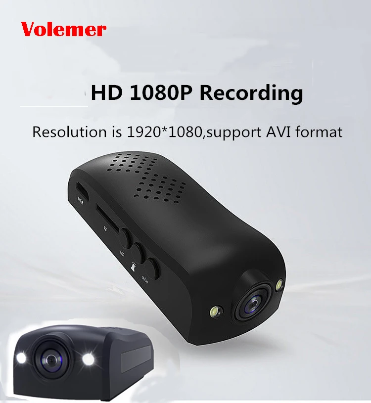 IDVA10S мини Камера Full HD 1080 P камера регистратор с USB зажим Mini DV DVR видео Регистраторы
