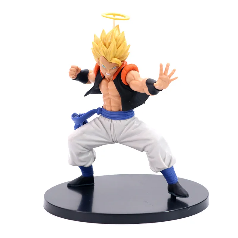 Аниме Dragon Ball Z Gogeta Вегета Сон Гоку Fusion Angel Aura Super Saiyan Chocolate figuation Com фигурка ПВХ Модель DBZ - Цвет: Punch Opp Bag