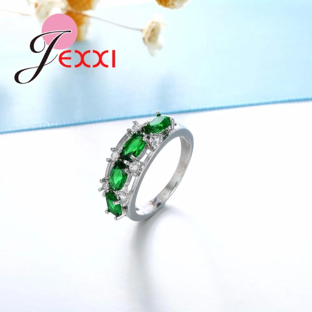 Женское кольцо из серебра 925 пробы с фианитом|fashion jewelry ring|jewelry ringsengagement rings for women |