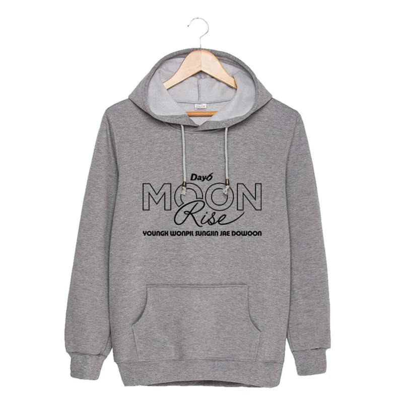 KPOP Корейская мода DAY6 альбом MOONRISE хлопковые толстовки с капюшоном пуловеры
