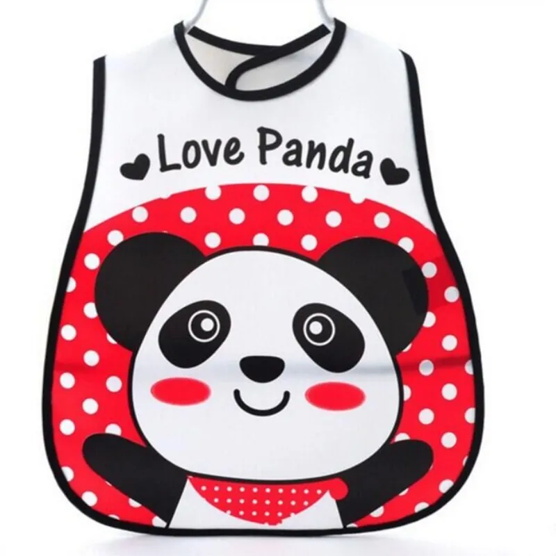 3pc/lot Adjustable Baby Bibs EVA Plastic Waterproof Lunch Feeding Cartoon Cloth Children Apron Babador | Детская одежда и обувь