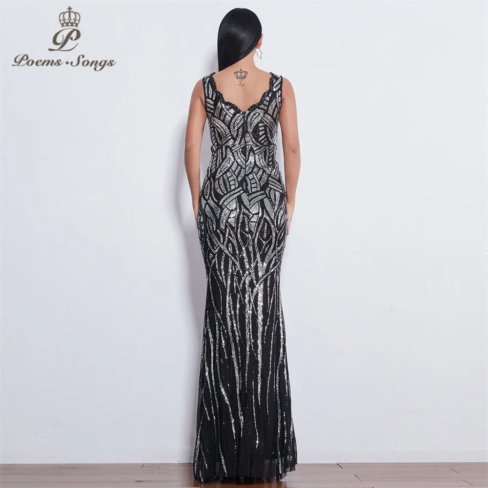 Вечерние платья без рукавов с принтом стихов Длинное платье longo robe de soiree vestidos elegante