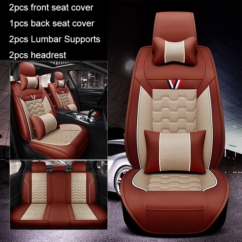 Version B Ультра-роскошный чехол для автокресла, подушка для автокресла для Ford Edge Mondeo Ecosport Focus kuga, Land Rover Freelander 2 Most Sedan& SUV - Color Name: Version B