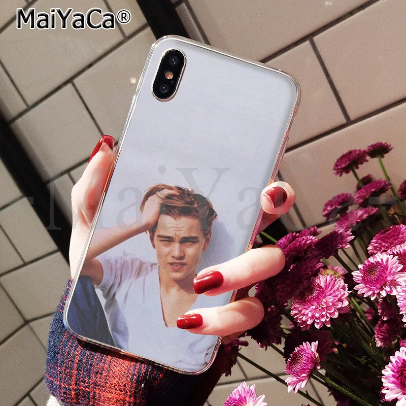 A13 MaiYaCa Leonardo Dicaprio young Новинка чехол для телефона Fundas чехол для iPhone 6 S 6 plus 7 7 plus 8 8 Plus X Xs MAX 5 5S XR - Цвет: A13