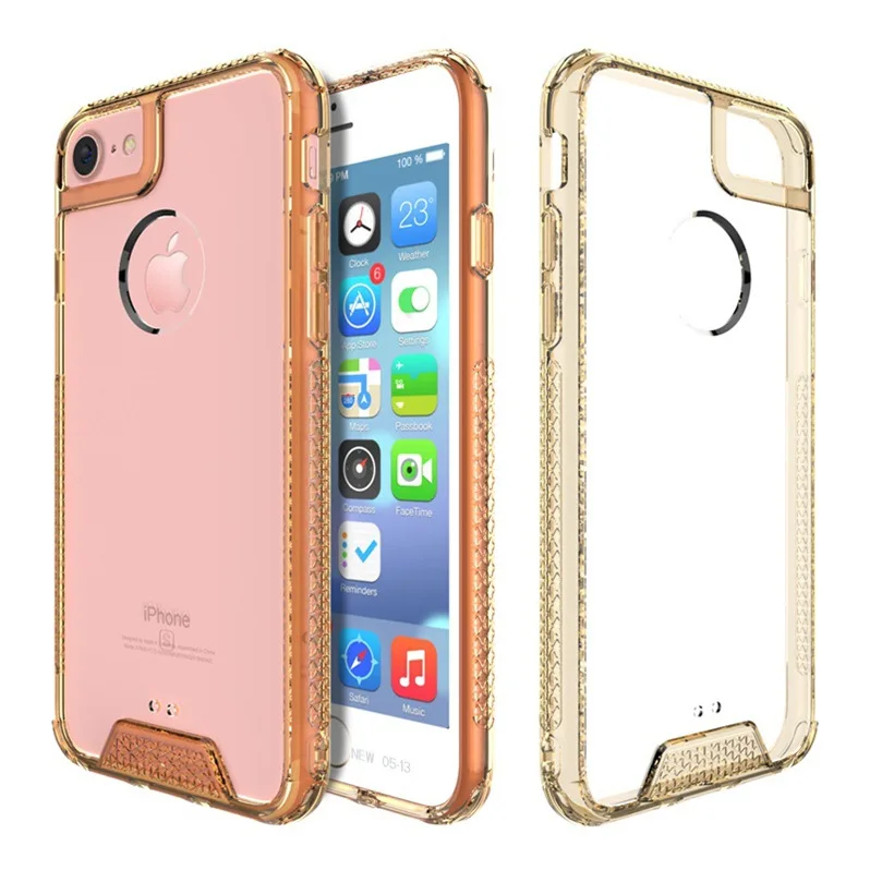 phoneyesong Corners Airbag Shock-proof Case For Iphone 5 6 7 8 Plus FOR Xiaomi Huawei acrylic |