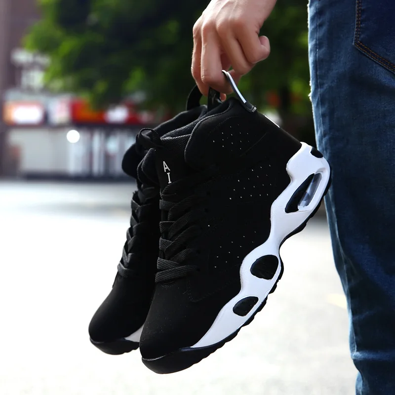 

Small Size 33 New Design Unisex Basketball Shoes Lovers Hovercraft Zoom Air High Basketball Shoes Breathable Non-slip Sneakers
